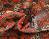 3x4 Rust Ersari Afghan Hand Knotted Veg Dye Wool Area Rug